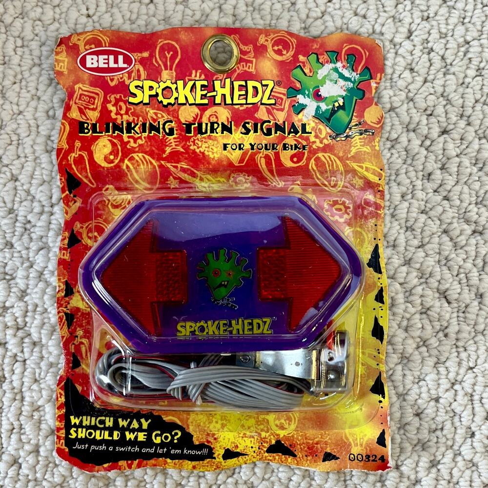 Bell Sports Spoke-Hedz Blinking Turn Signal For Bikes New Old Stock Sealed 1999